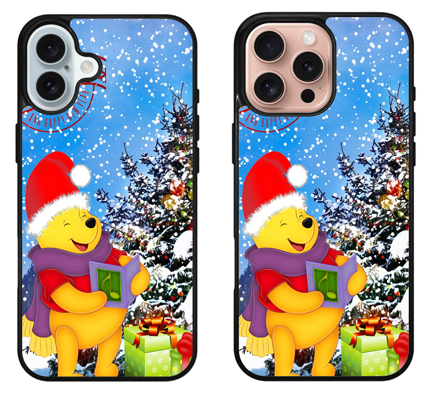 Winnie The Pooh Christmas iPhone 16 | 16 Plus | 16 Pro | 16 Pro Max Case