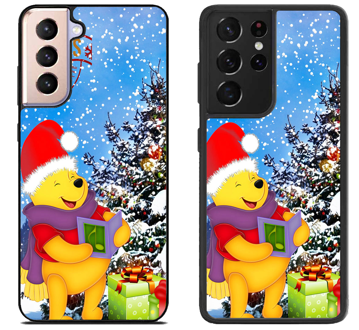 Winnie The Pooh Christmas Samsung Galaxy S21 | S21 FE | S21+ | S21 Ultra Case