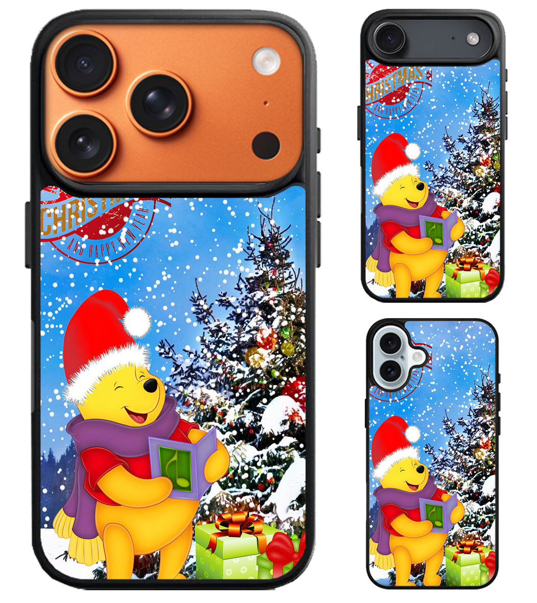 Winnie The Pooh Christmas iPhone Air | iPhone 17 | 17 Pro | 17 Pro Max Case