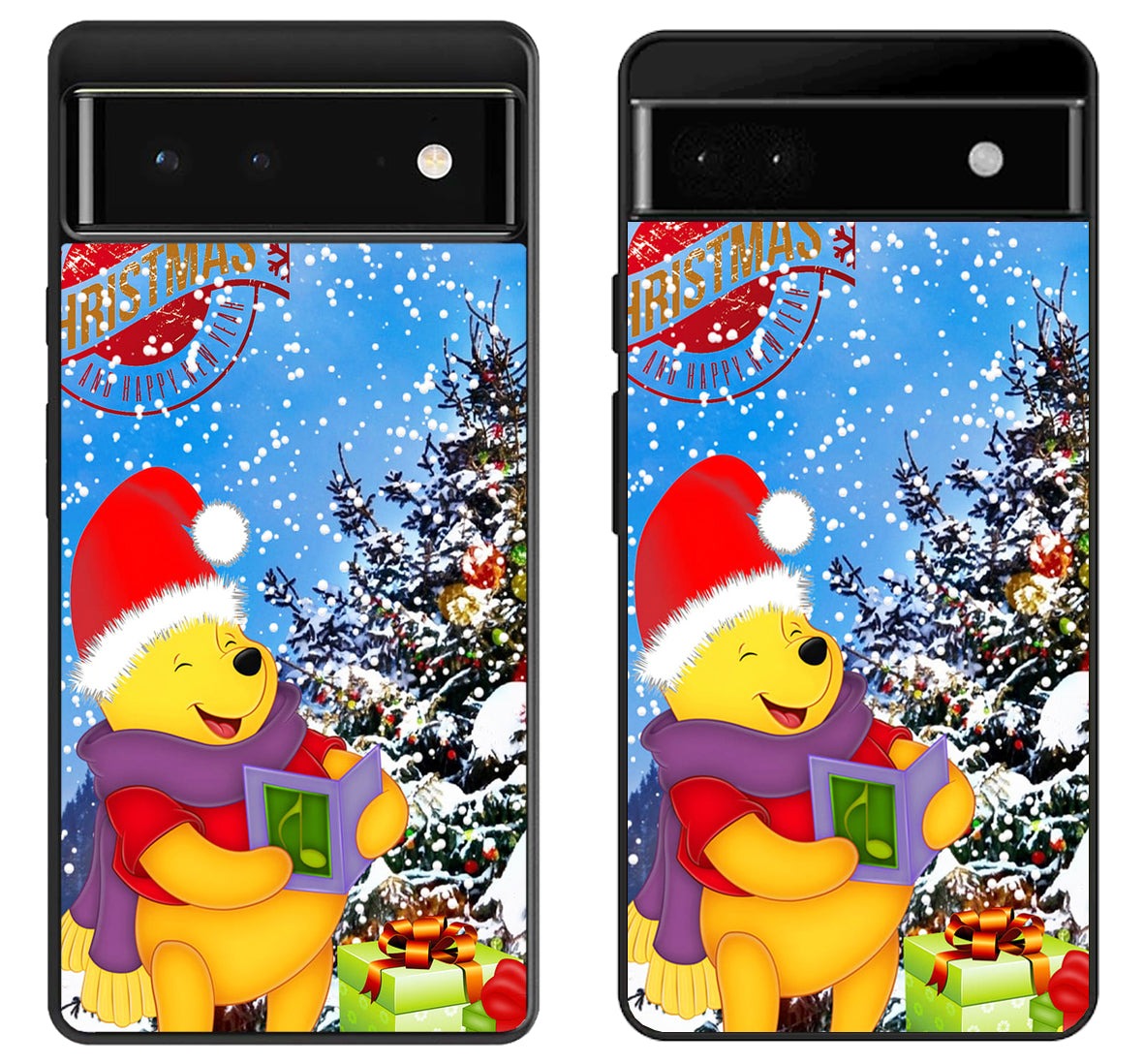 Winnie The Pooh Christmas Google Pixel 6 | 6A | 6 Pro Case