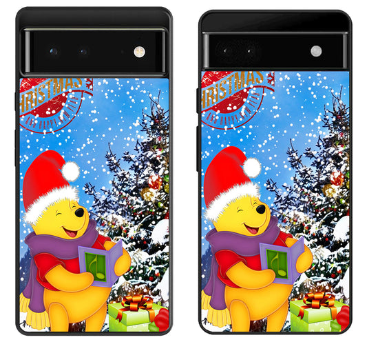 Winnie The Pooh Christmas Google Pixel 6 | 6A | 6 Pro Case
