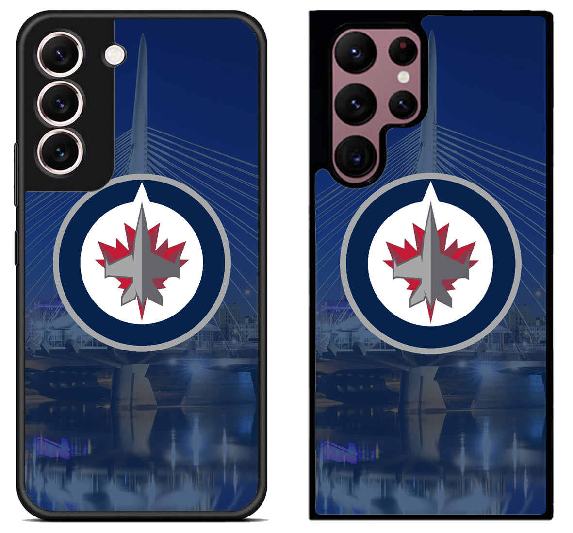 Winnipeg Jets Background Samsung Galaxy S22 | S22+ | S22 Ultra Case