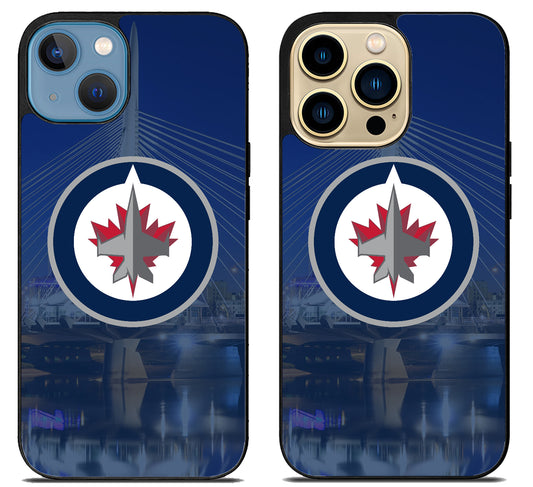 Winnipeg Jets Background iPhone 14 | 14 Plus | 14 Pro | 14 Pro Max Case