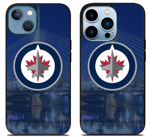 Winnipeg Jets Background iPhone 13 | 13 Mini | 13 Pro | 13 Pro Max Case