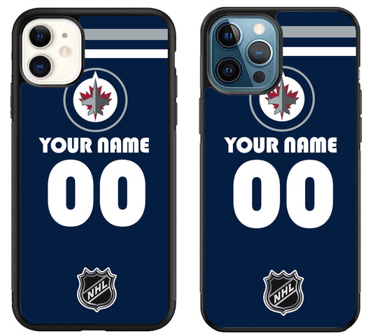 Custom Personalized Winnipeg Jets NHL iPhone 11 | 11 Pro | 11 Pro Max Case