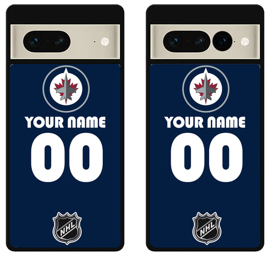 Custom Personalized Winnipeg Jets NHL Google Pixel 7 | 7 Pro Case