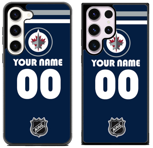 Custom Personalized Winnipeg Jets NHL Samsung Galaxy S23 | S23+ | S23 Ultra Case