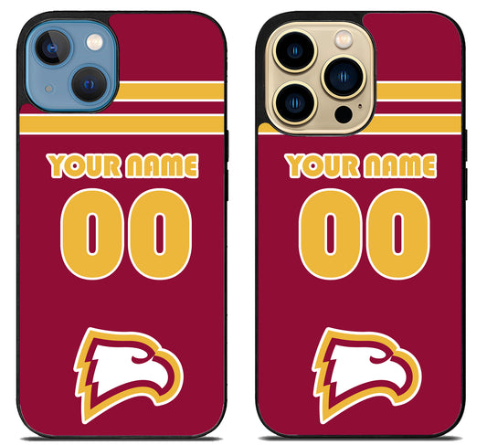 Custom Personalized Winthrop Eagles iPhone 14 | 14 Plus | 14 Pro | 14 Pro Max Case