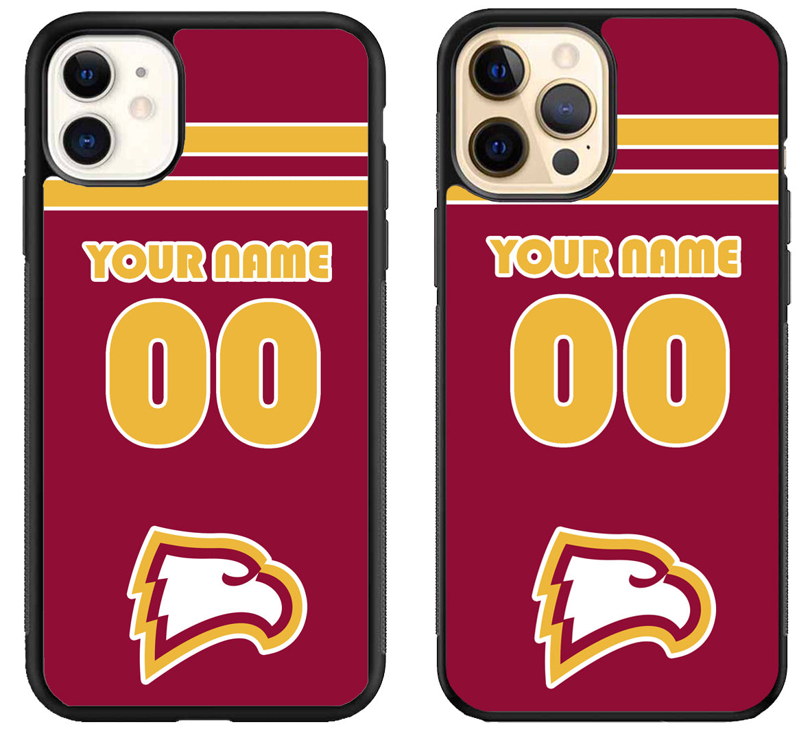Custom Personalized Winthrop Eagles iPhone 12 | 12 Mini | 12 Pro | 12 Pro Max Case