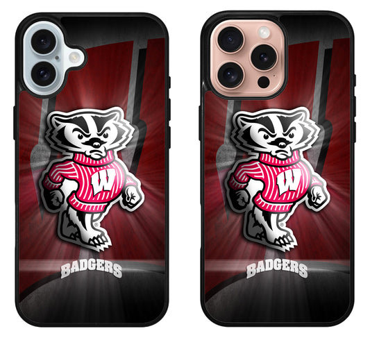 Wisconsin Badgers Cover iPhone 16 | 16 Plus | 16 Pro | 16 Pro Max Case