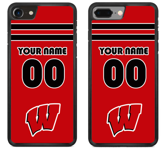 Custom Personalized Wisconsin Badgers iPhone 8 | 8 Plus Case