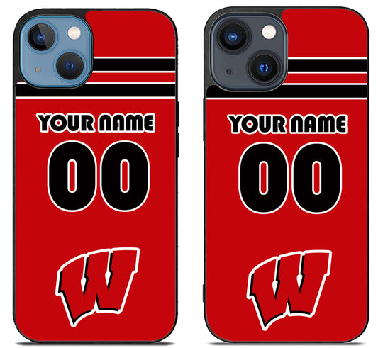 Custom Personalized Wisconsin Badgers iPhone 15 | iPhone 15 Plus Case