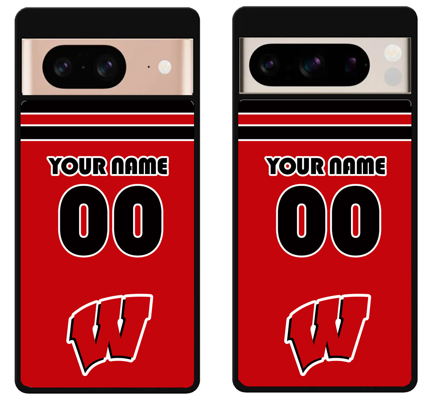 Custom Personalized Wisconsin Badgers Google Pixel 8 | 8 Pro Case