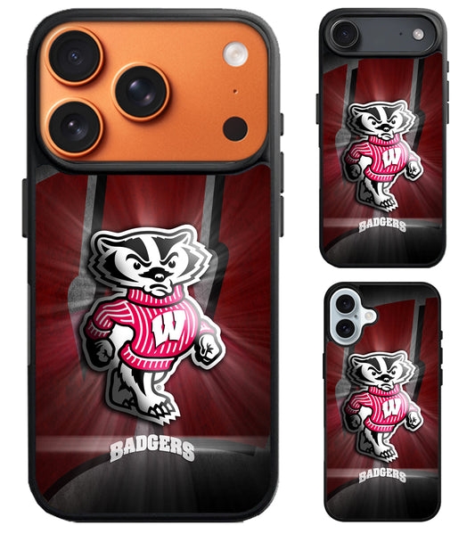 Wisconsin Badgers iPhone Air | iPhone 17 | 17 Pro | 17 Pro Max Case
