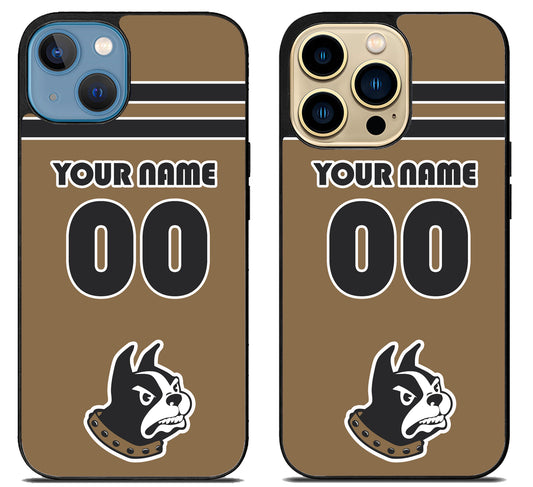Custom Personalized Wofford Football iPhone 14 | 14 Plus | 14 Pro | 14 Pro Max Case