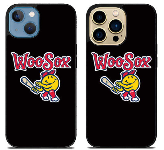 Worcester Red Sox Logo iPhone 14 | 14 Plus | 14 Pro | 14 Pro Max Case