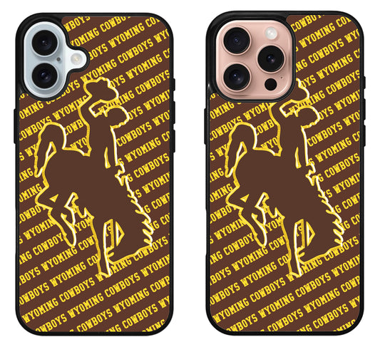 Wyoming Cowboys Collage iPhone 16 | 16 Plus | 16 Pro | 16 Pro Max Case