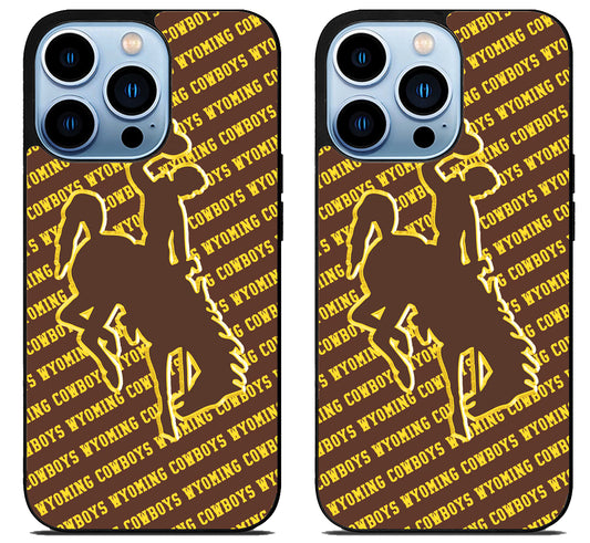 Wyoming Cowboys Collage iPhone 15 Pro | iPhone 15 Pro Max Case