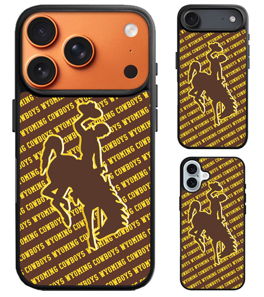 Wyoming Cowboys Collage iPhone Air | iPhone 17 | 17 Pro | 17 Pro Max Case