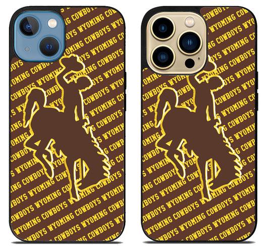 Wyoming Cowboys Collage iPhone 14 | 14 Plus | 14 Pro | 14 Pro Max Case