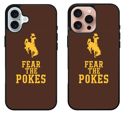 Wyoming Cowboys Fear The Pokes iPhone 16 | 16 Plus | 16 Pro | 16 Pro Max Case