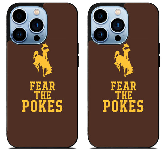 Wyoming Cowboys Fear The Pokes iPhone 15 Pro | iPhone 15 Pro Max Case