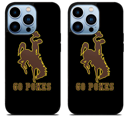 Wyoming Cowboys Go Pokes iPhone 15 Pro | iPhone 15 Pro Max Case