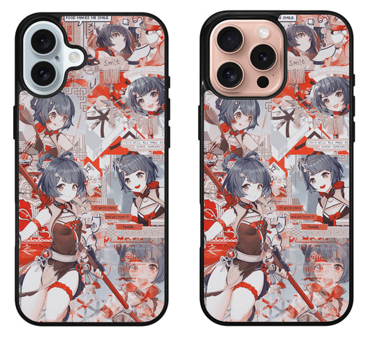 Xiangling Collage genshin impact iPhone 16 | 16 Plus | 16 Pro | 16 Pro Max Case