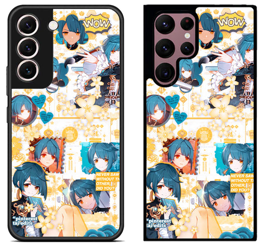 Xingqiu genshin impact Collage Samsung Galaxy S22 | S22+ | S22 Ultra Case