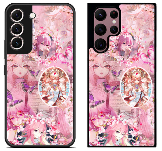 Yae Miko Aesthetic Genshin Impact Samsung Galaxy S22 | S22+ | S22 Ultra Case