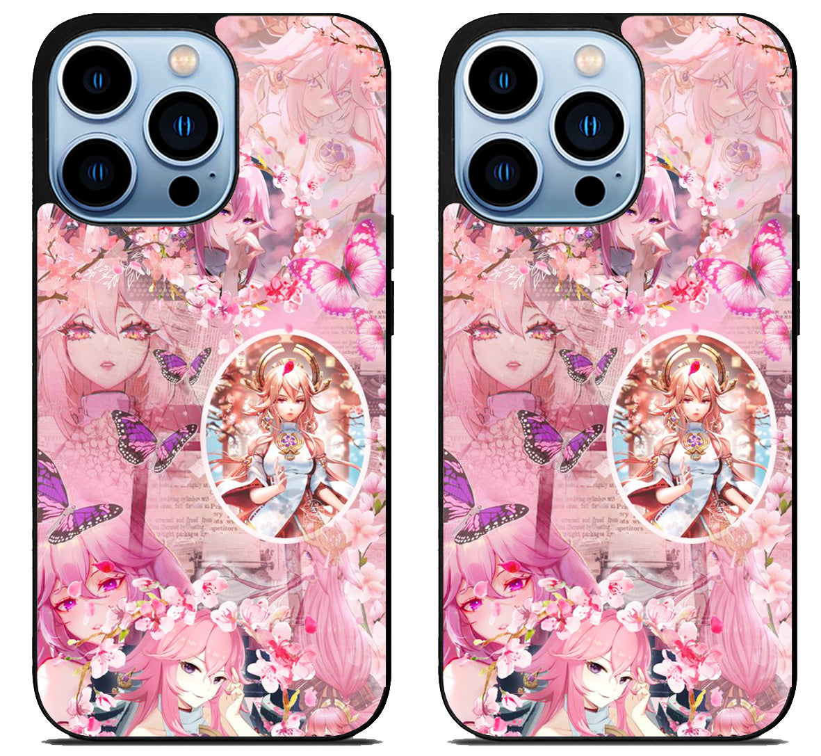 Yae Miko Aesthetic Genshin Impact iPhone 15 Pro | iPhone 15 Pro Max Case