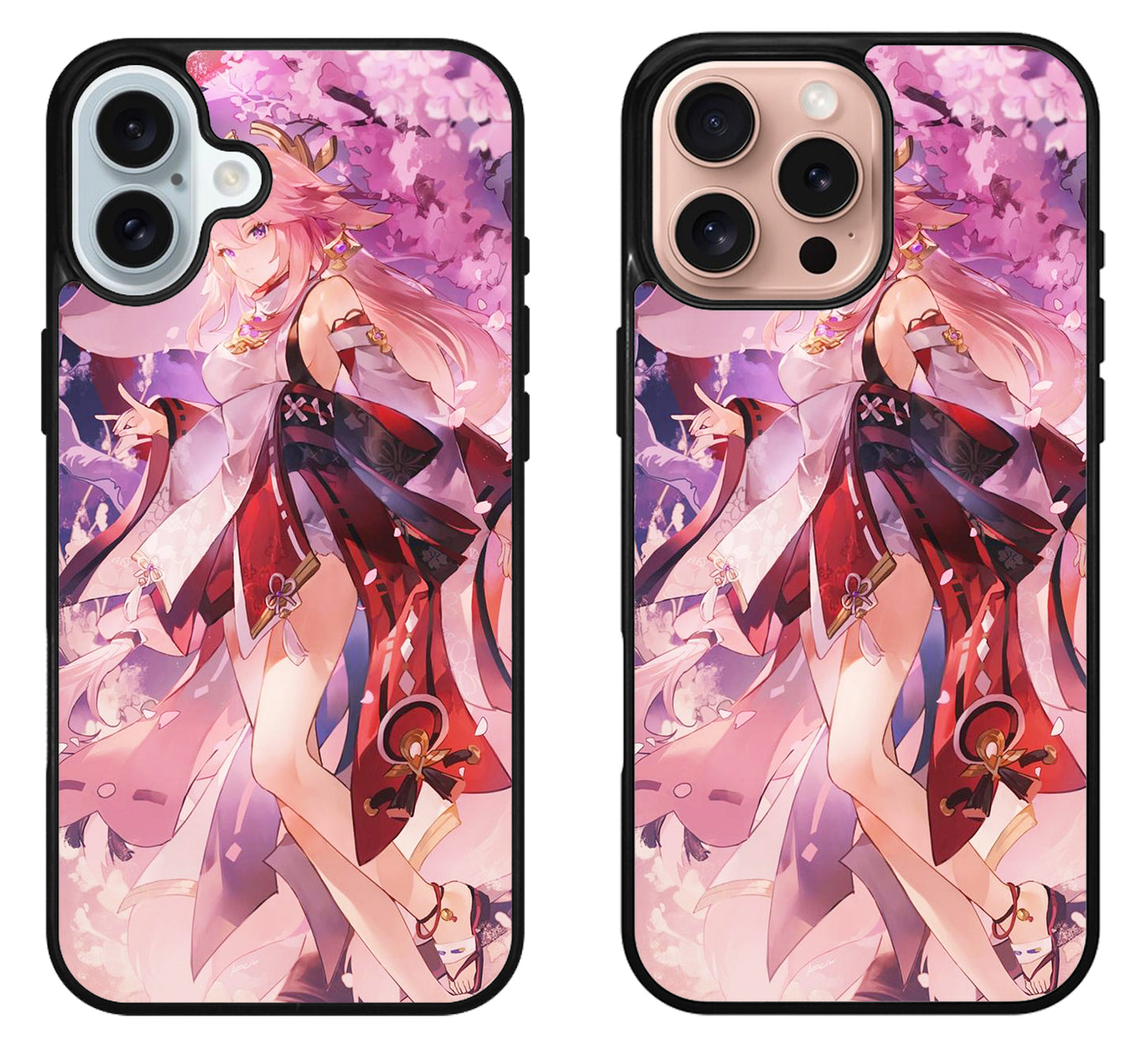 Yae Miko Genshin Impact Cute iPhone 16 | 16 Plus | 16 Pro | 16 Pro Max Case