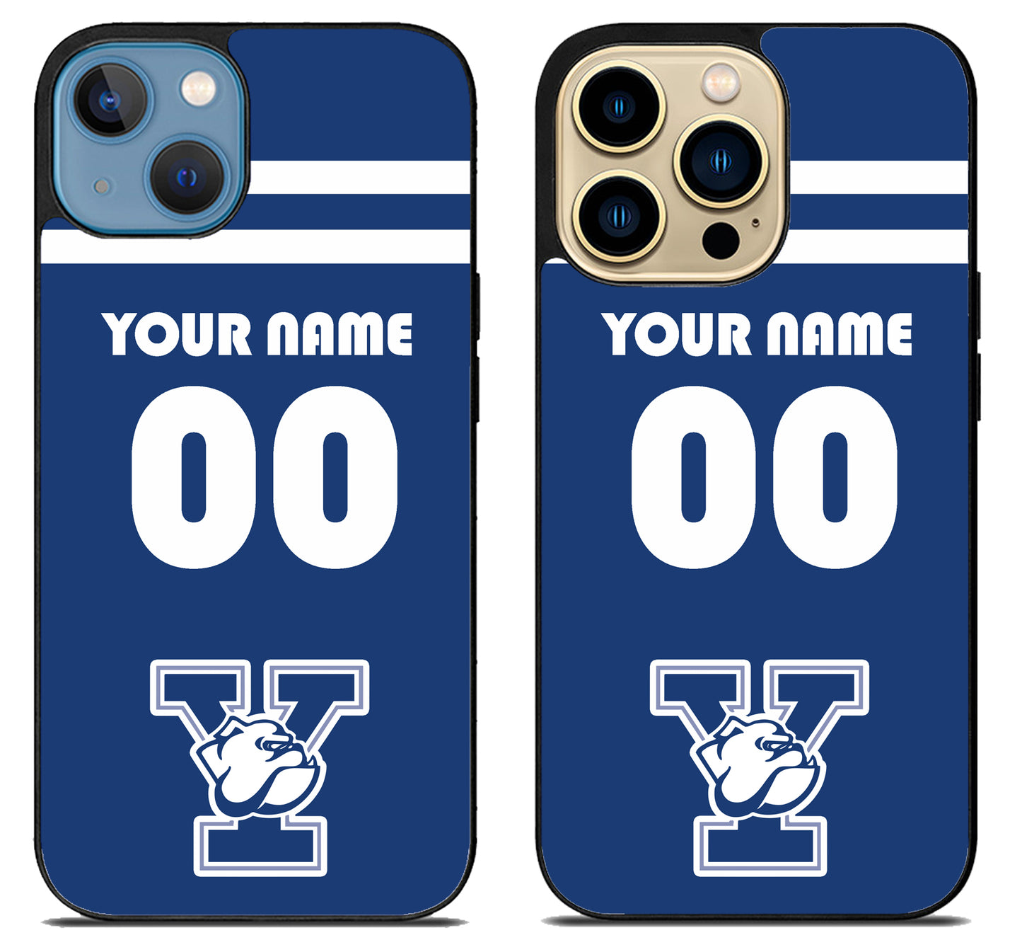 Custom Personalized Yale Bulldogs iPhone 14 | 14 Plus | 14 Pro | 14 Pro Max Case