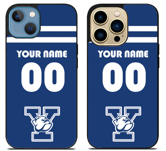 Custom Personalized Yale Bulldogs iPhone 14 | 14 Plus | 14 Pro | 14 Pro Max Case