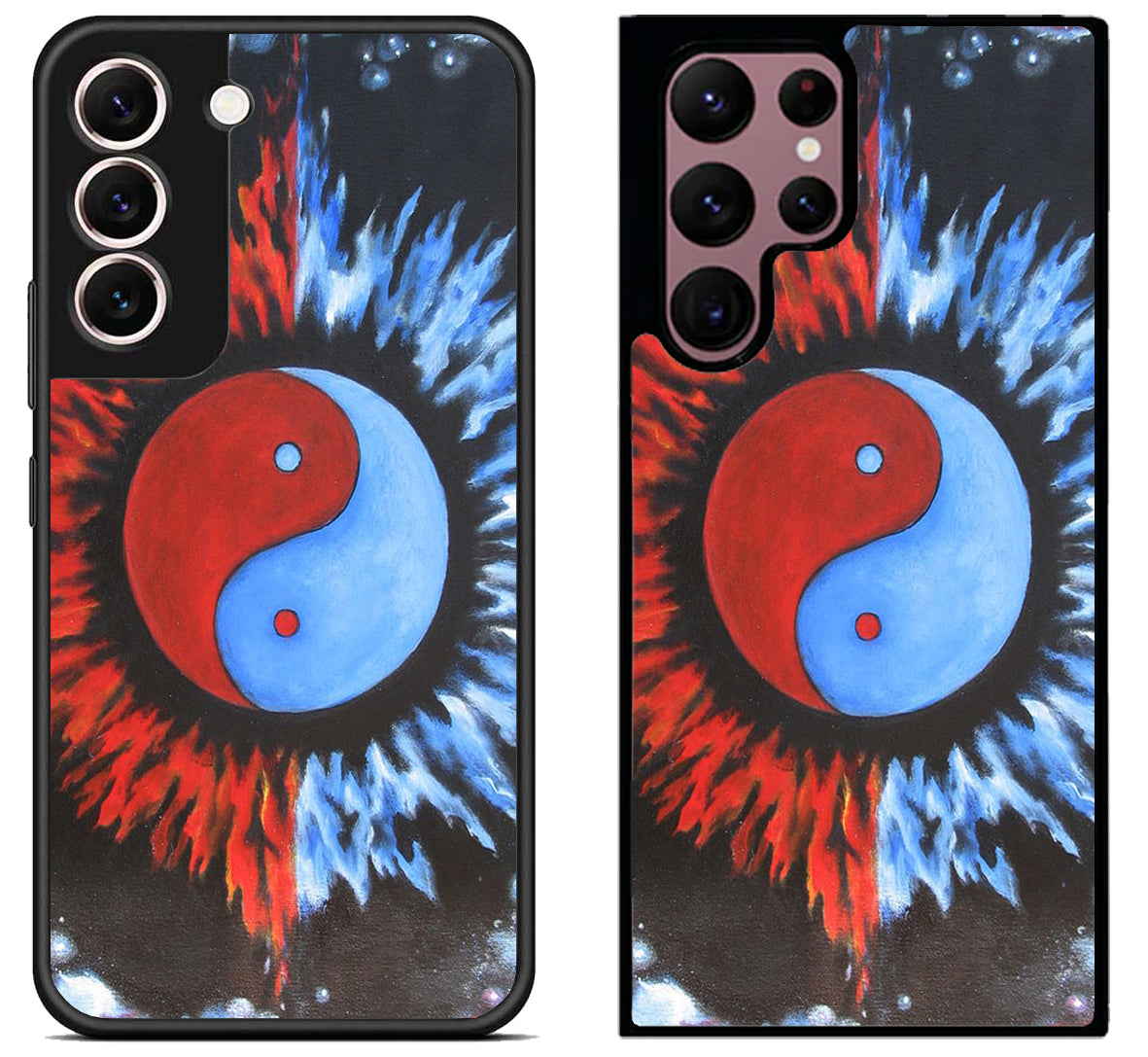 Yin Yang Sun And Moon Painted Samsung Galaxy S22 | S22+ | S22 Ultra Case