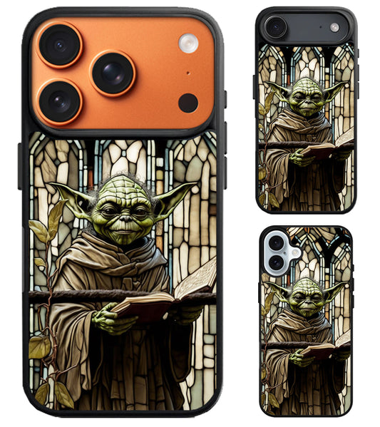 Yoda Star Wars Stained Glass iPhone Air | iPhone 17 | 17 Pro | 17 Pro Max Case