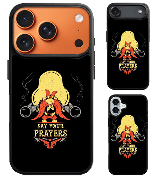 Yosemite Sam Say Your Prayers iPhone Air | iPhone 17 | 17 Pro | 17 Pro Max Case