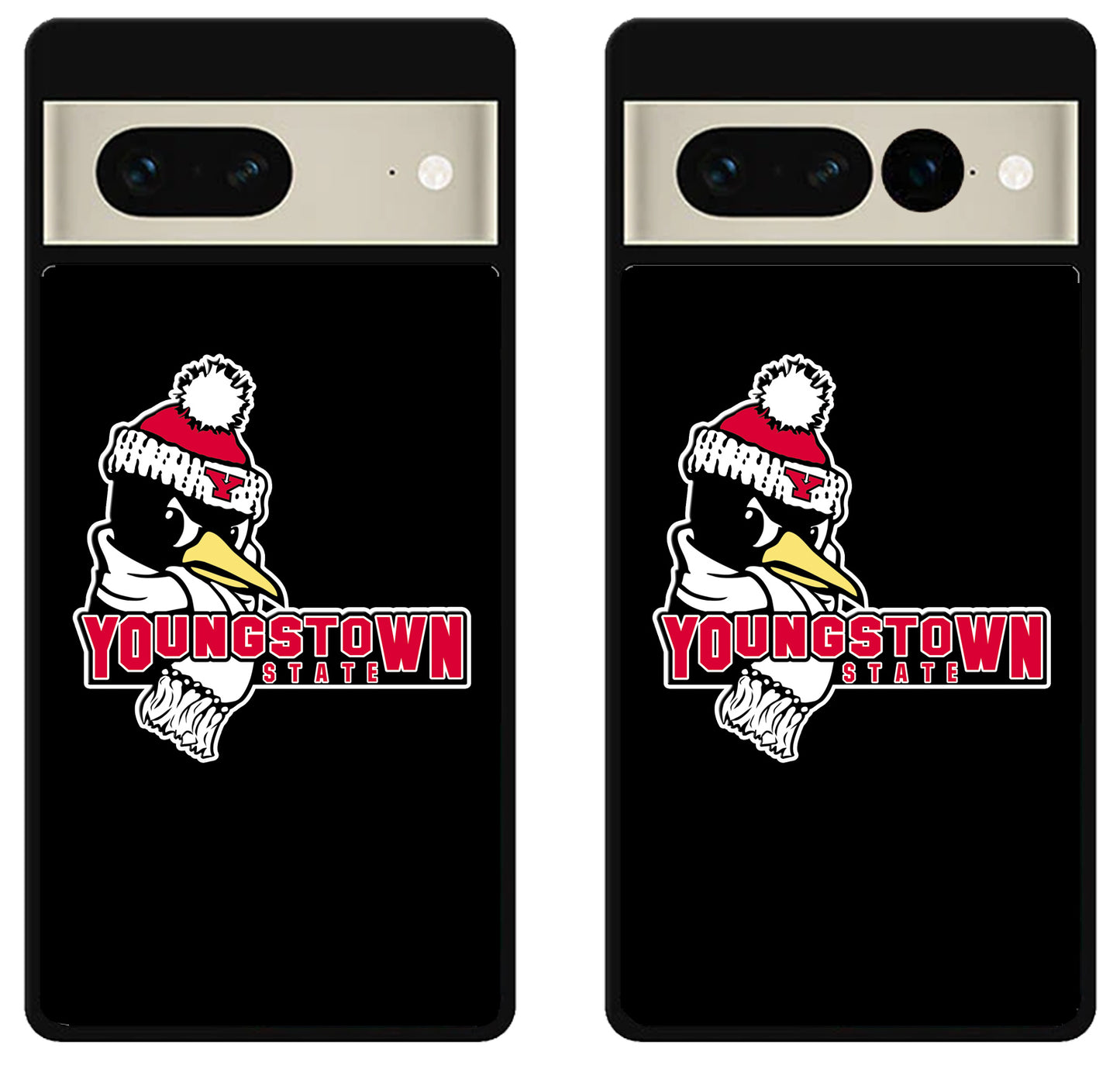 Youngstown State Penguins Black Google Pixel 7 | 7 Pro Case