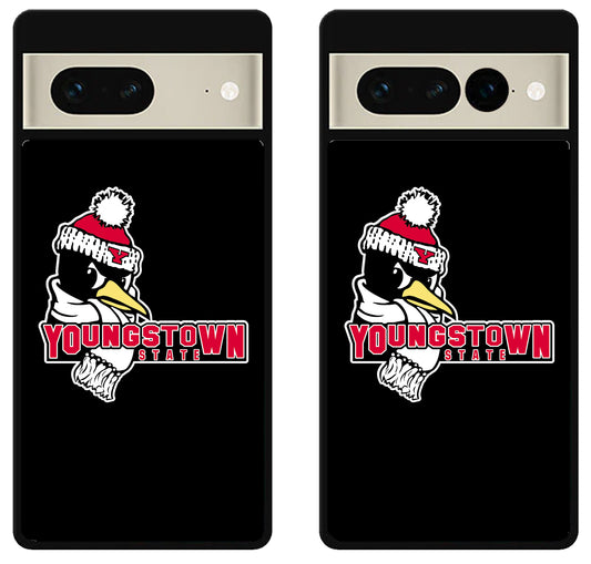 Youngstown State Penguins Black Google Pixel 7 | 7 Pro Case