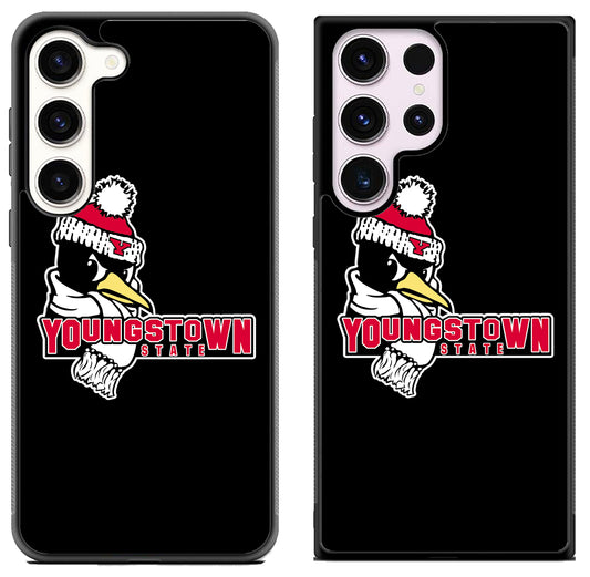 Youngstown State Penguins Black Samsung Galaxy S23 | S23+ | S23 Ultra Case