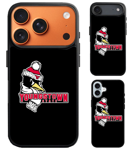 Youngstown State Penguins Black iPhone Air | iPhone 17 | 17 Pro | 17 Pro Max Case