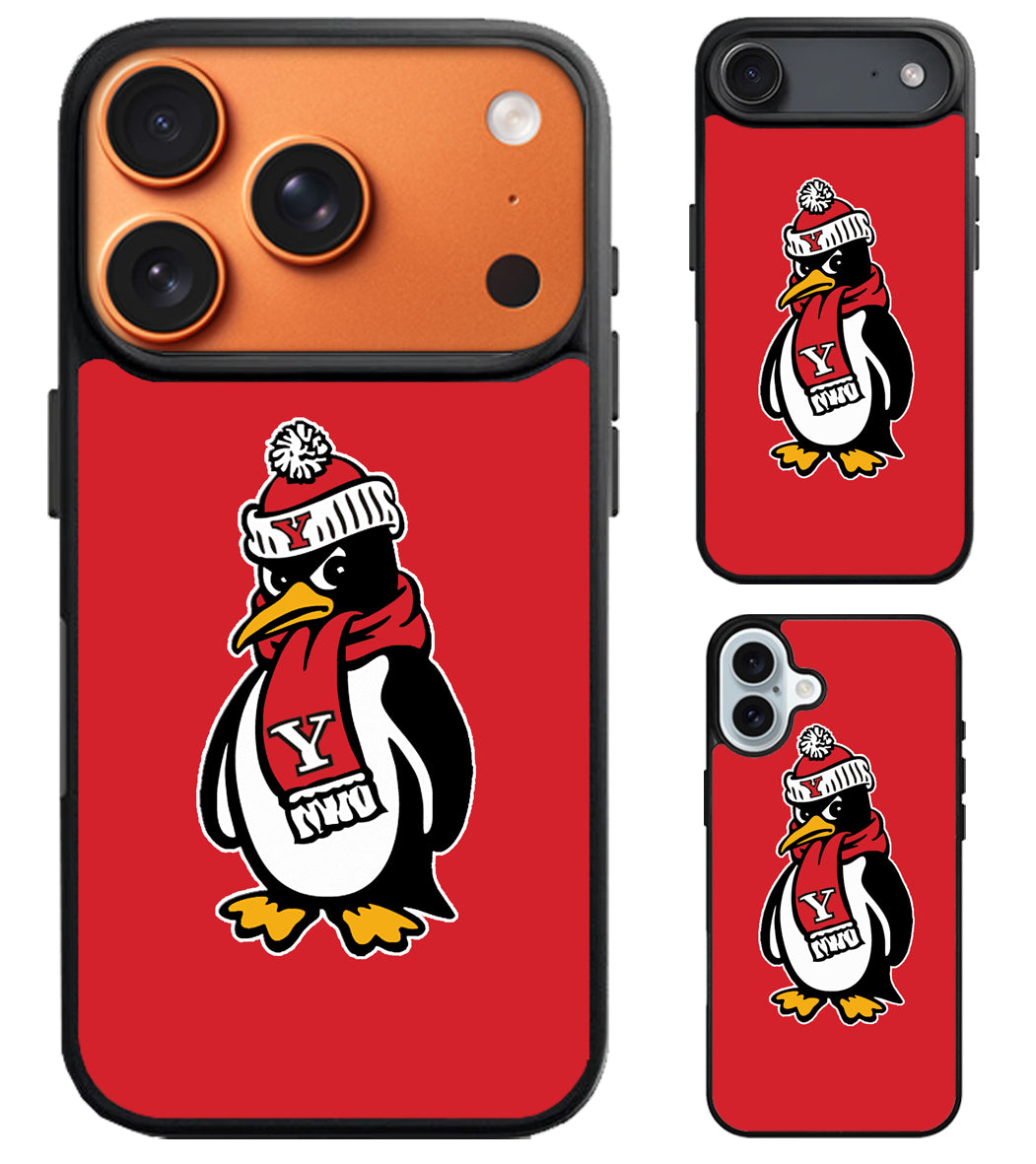 Youngstown State Penguins Red iPhone Air | iPhone 17 | 17 Pro | 17 Pro Max Case