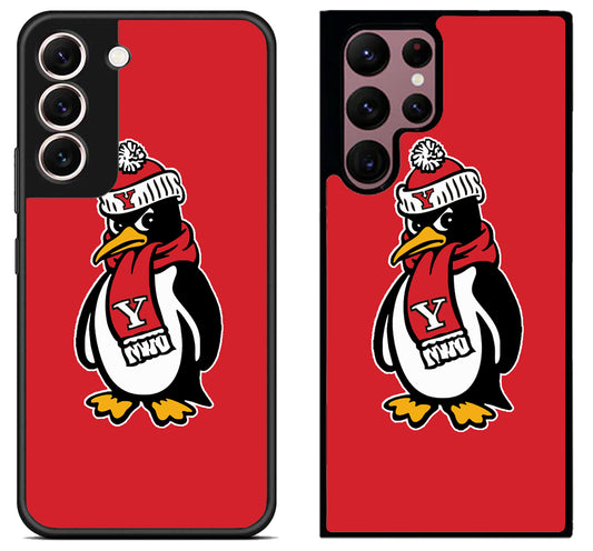 Youngstown State Penguins Red Samsung Galaxy S22 | S22+ | S22 Ultra Case