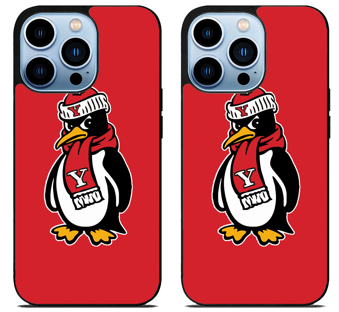 Youngstown State Penguins Red iPhone 15 Pro | iPhone 15 Pro Max Case