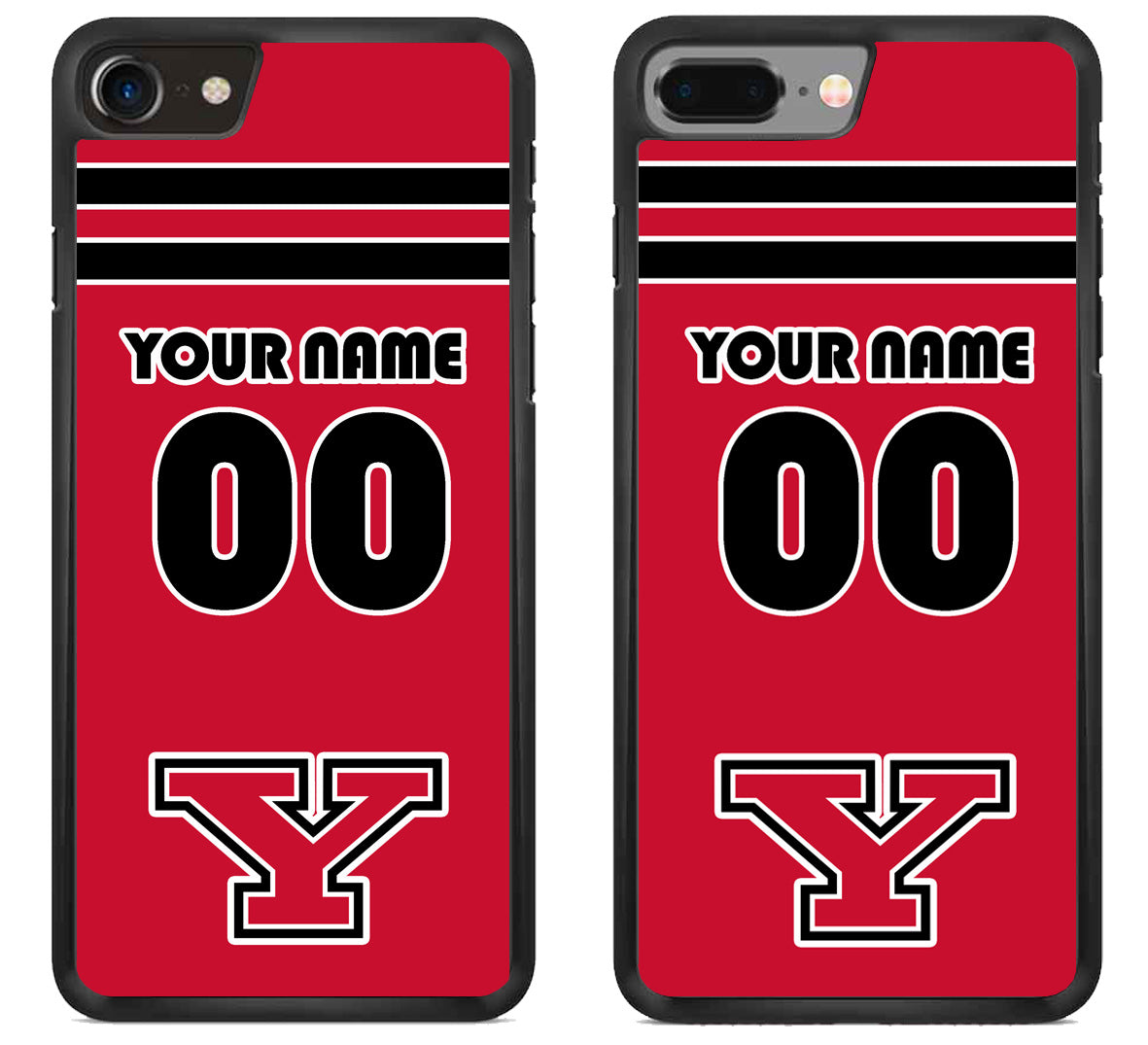 Custom Personalized Youngstown State Penguins iPhone 8 | 8 Plus Case