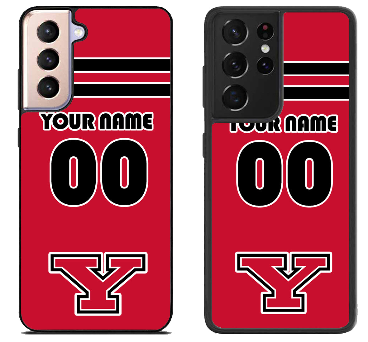 Custom Personalized Youngstown State Penguins Samsung Galaxy S21 | S21 FE | S21+ | S21 Ultra Case