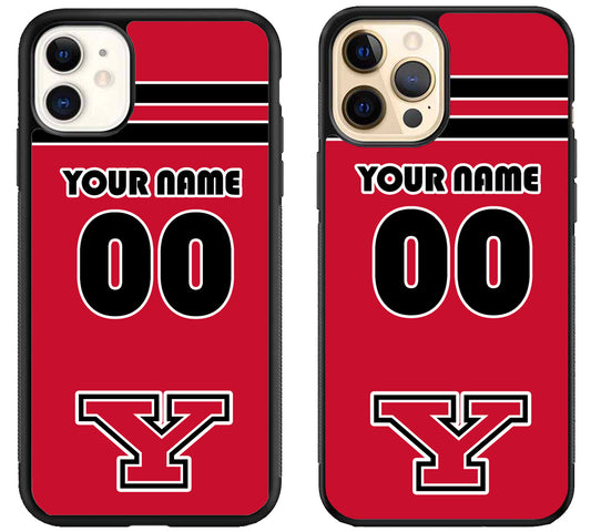 Custom Personalized Youngstown State Penguins iPhone 12 | 12 Mini | 12 Pro | 12 Pro Max Case