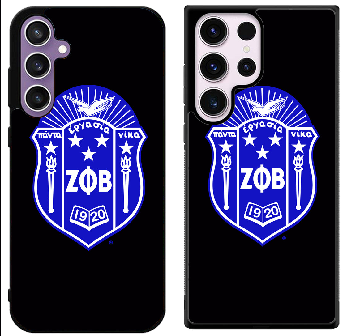 Zeta Phi Beta Black Samsung Galaxy S24 | S24+ | S24 Ultra Case