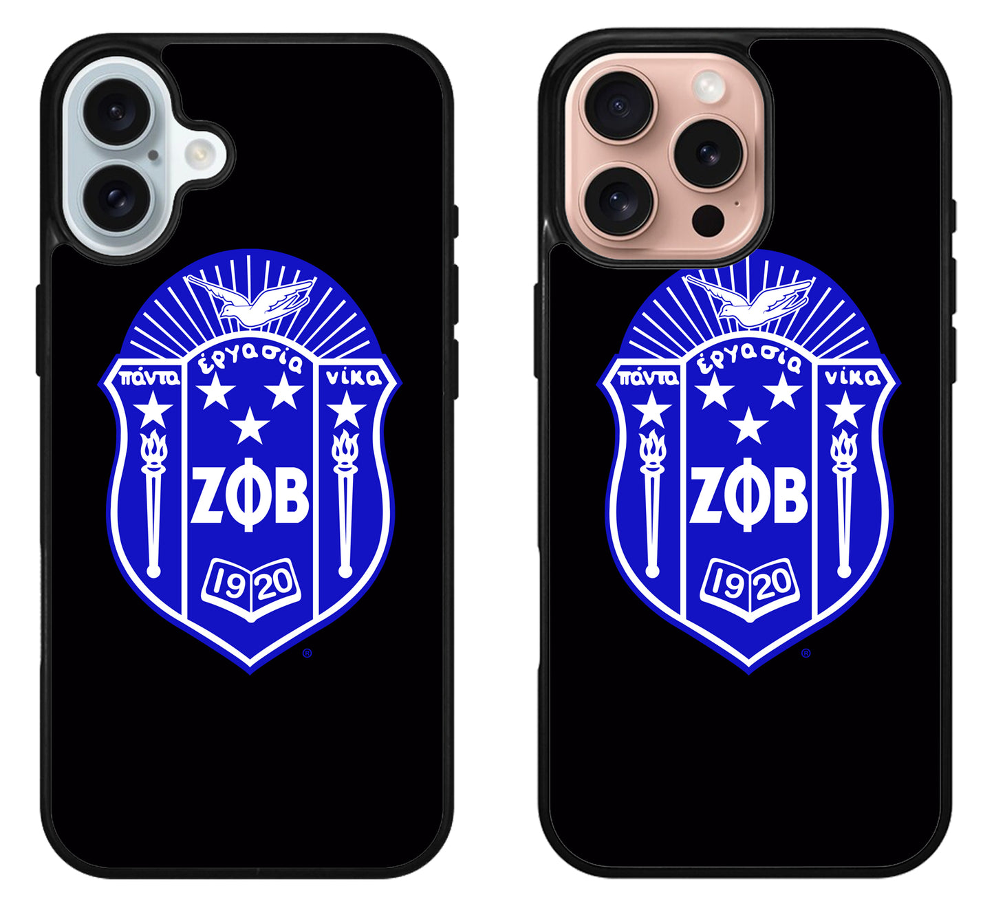 Zeta Phi Beta Black iPhone 16 | 16 Plus | 16 Pro | 16 Pro Max Case