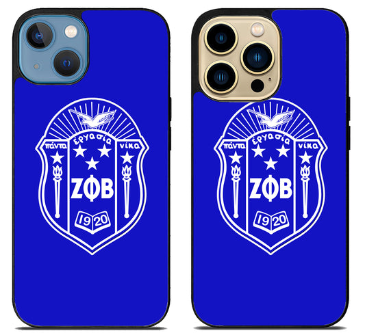 Zeta Phi Beta Logo iPhone 14 | 14 Plus | 14 Pro | 14 Pro Max Case